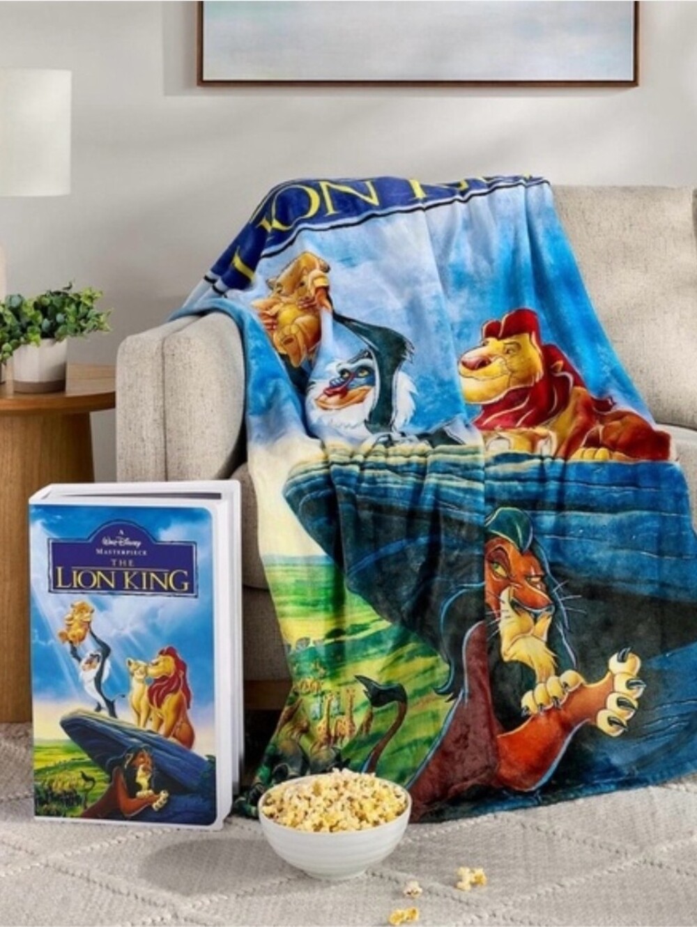 Disney VHS Throw 50” x 70” Lion King